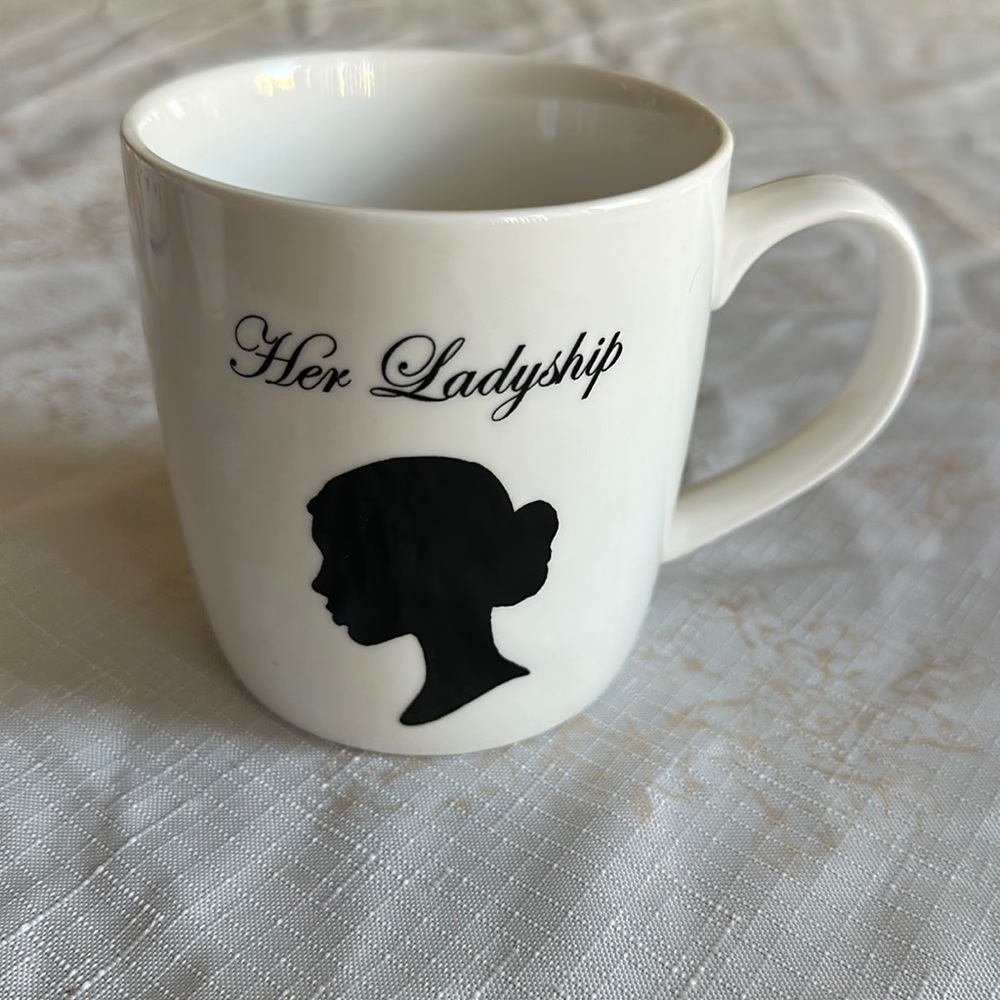 From England: Her Ladyship, coffee mug, tea cup, Tesco, London UK